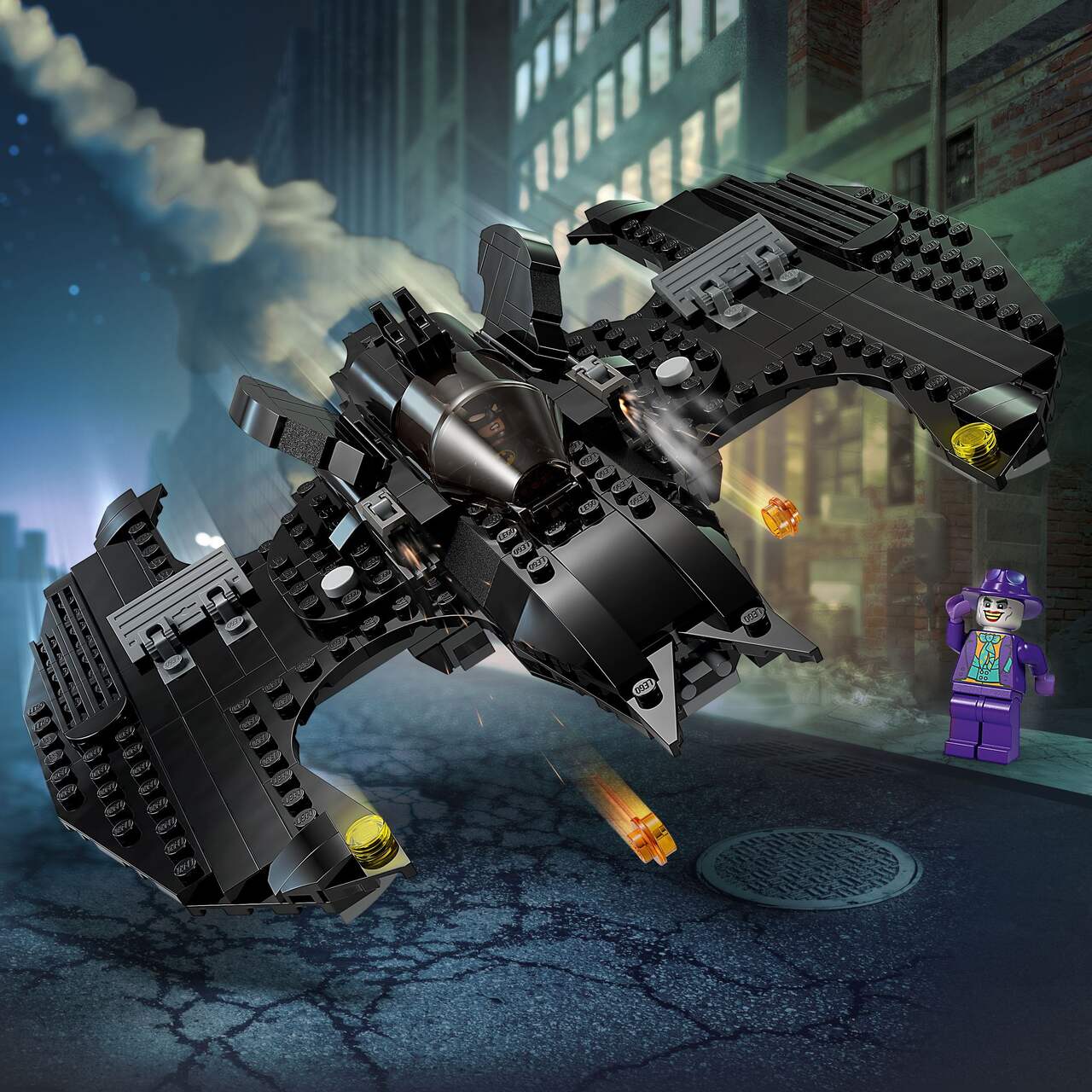 LEGO Superheroes : Le Joker Minifig avec pistolet à colle