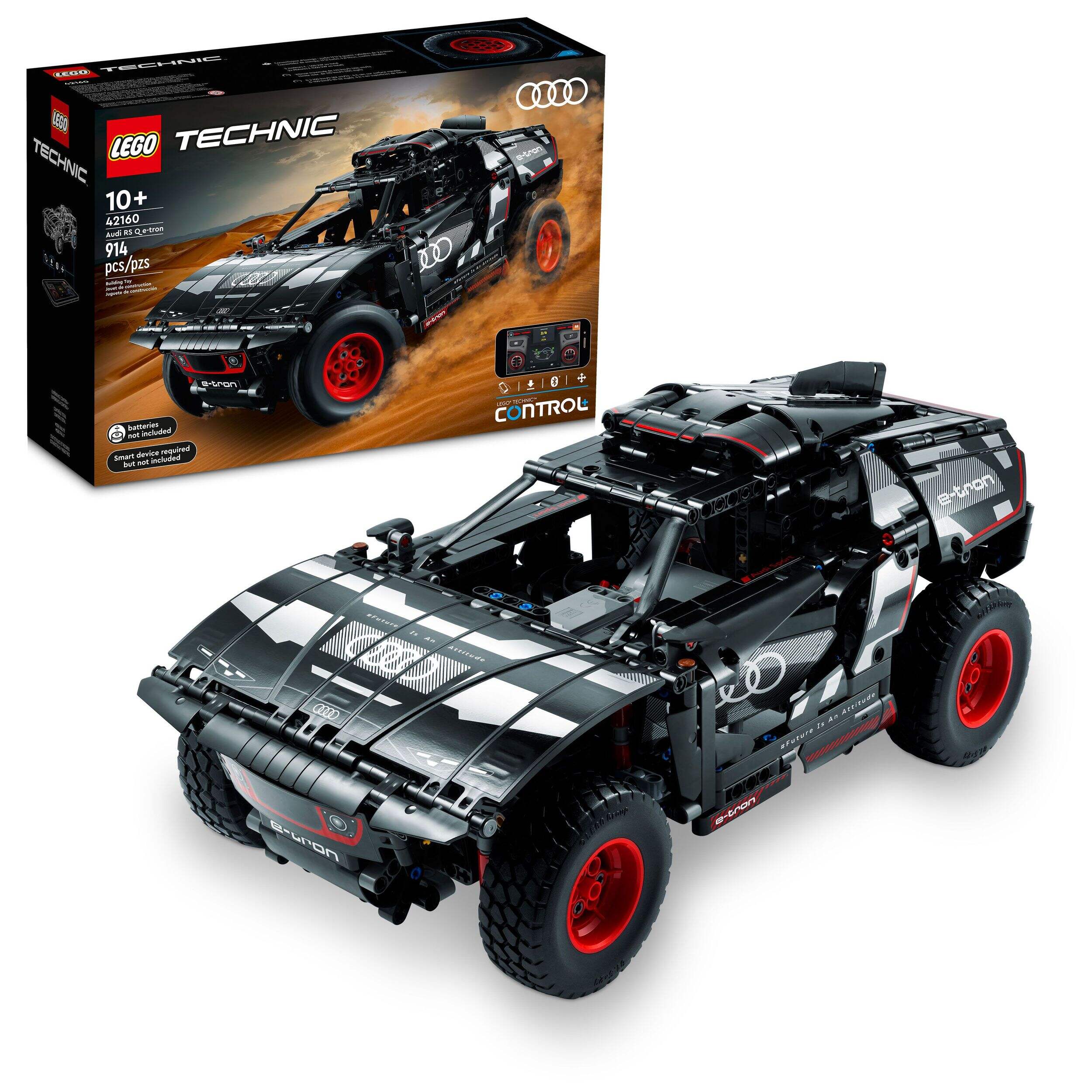 LEGO® Technic Audi RS Q E-Tron - 42160, 914-pcs, Ages 10+ Composite_or_Mixed
