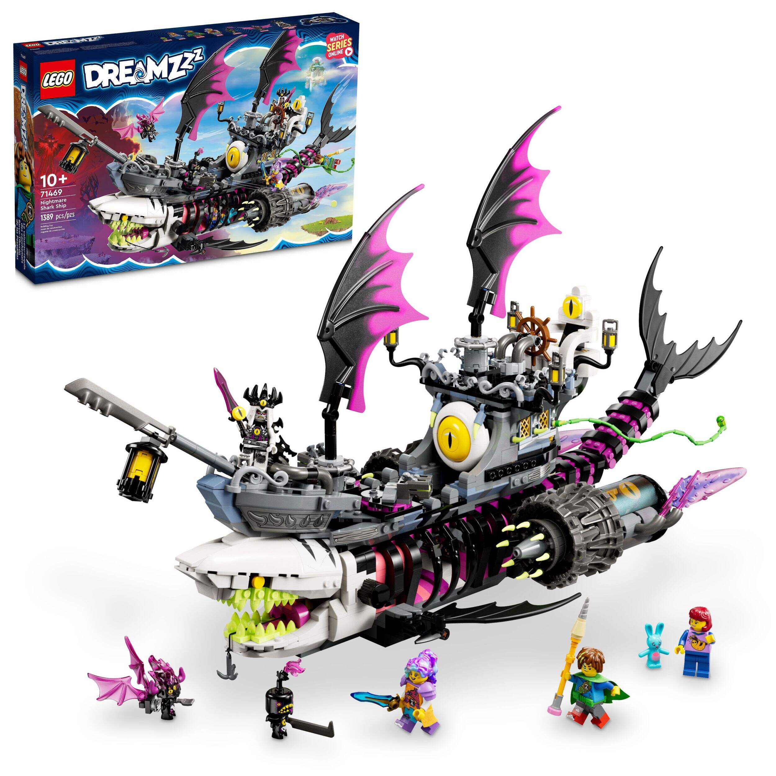 LEGO DREAMZzz Le requin de Nightmare - 71469, 1 389 pièces, 10 ans et plus Composite_or_Mixed