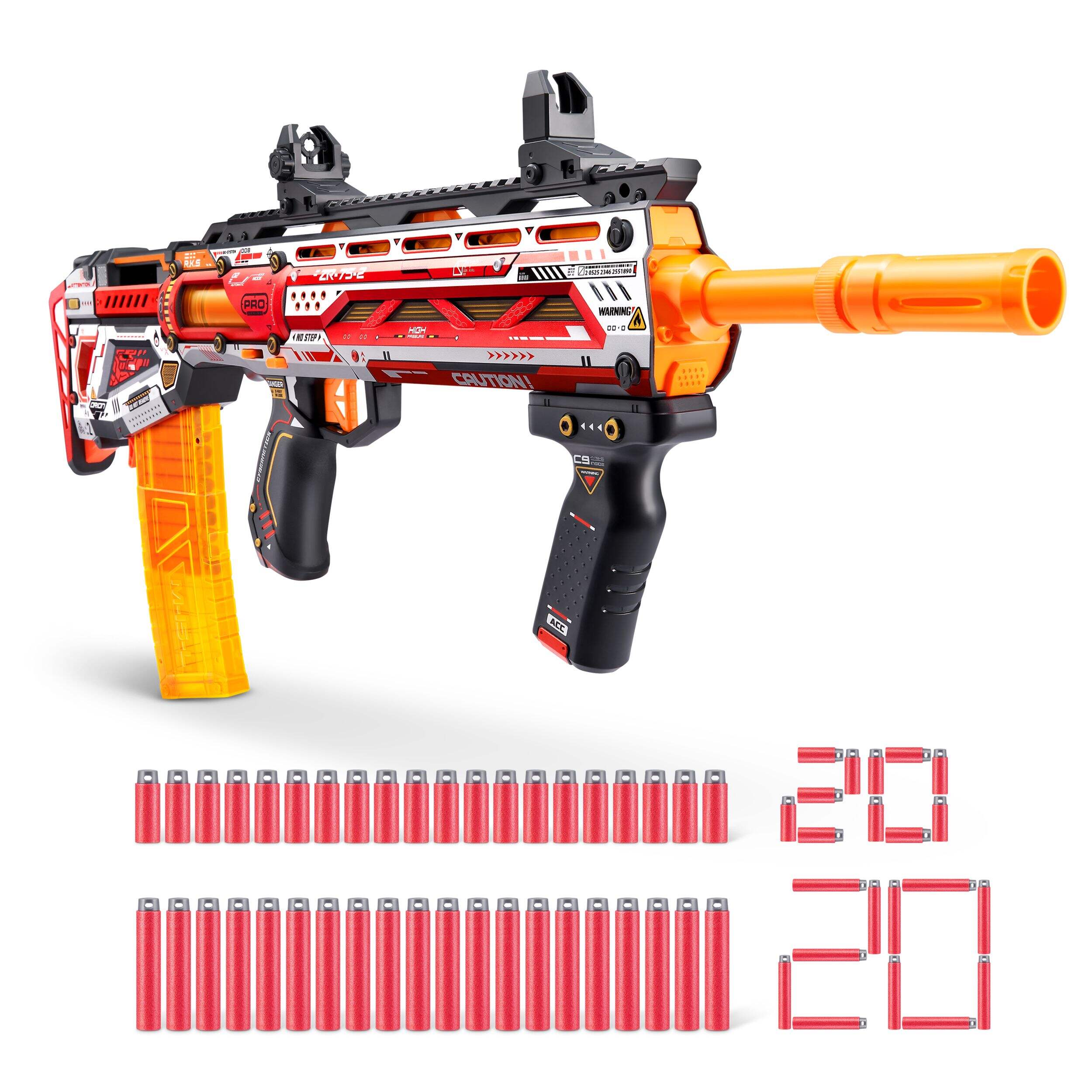 XSHOT Skins Pro Series Longshot Dart Blaster with 40 Darts, Ages 14+ Composite_or_Mixed