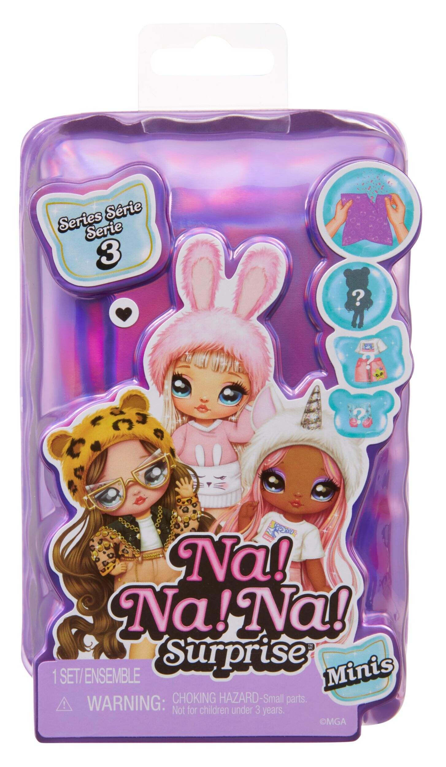 Na! Na! Na! Surprise Mini Series 3 Dolls, Assorted Front_Elevated
