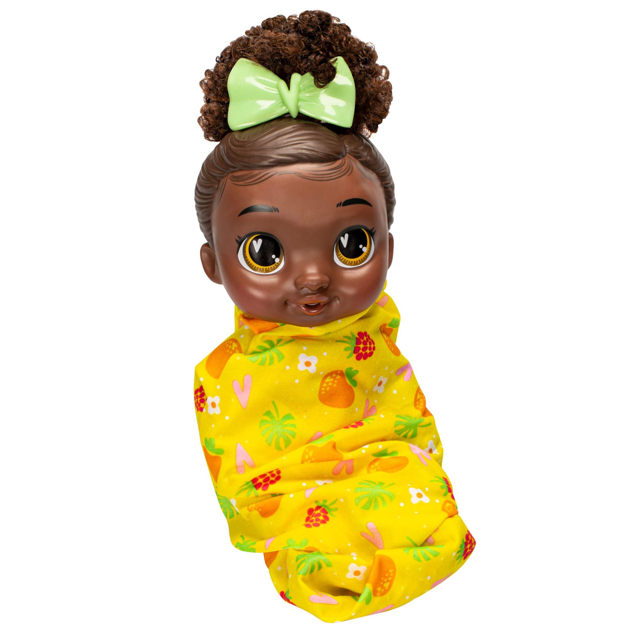 Baby Alive Shampoo Snuggle Berry Boo Black Hair Water Baby Doll Front_Flat