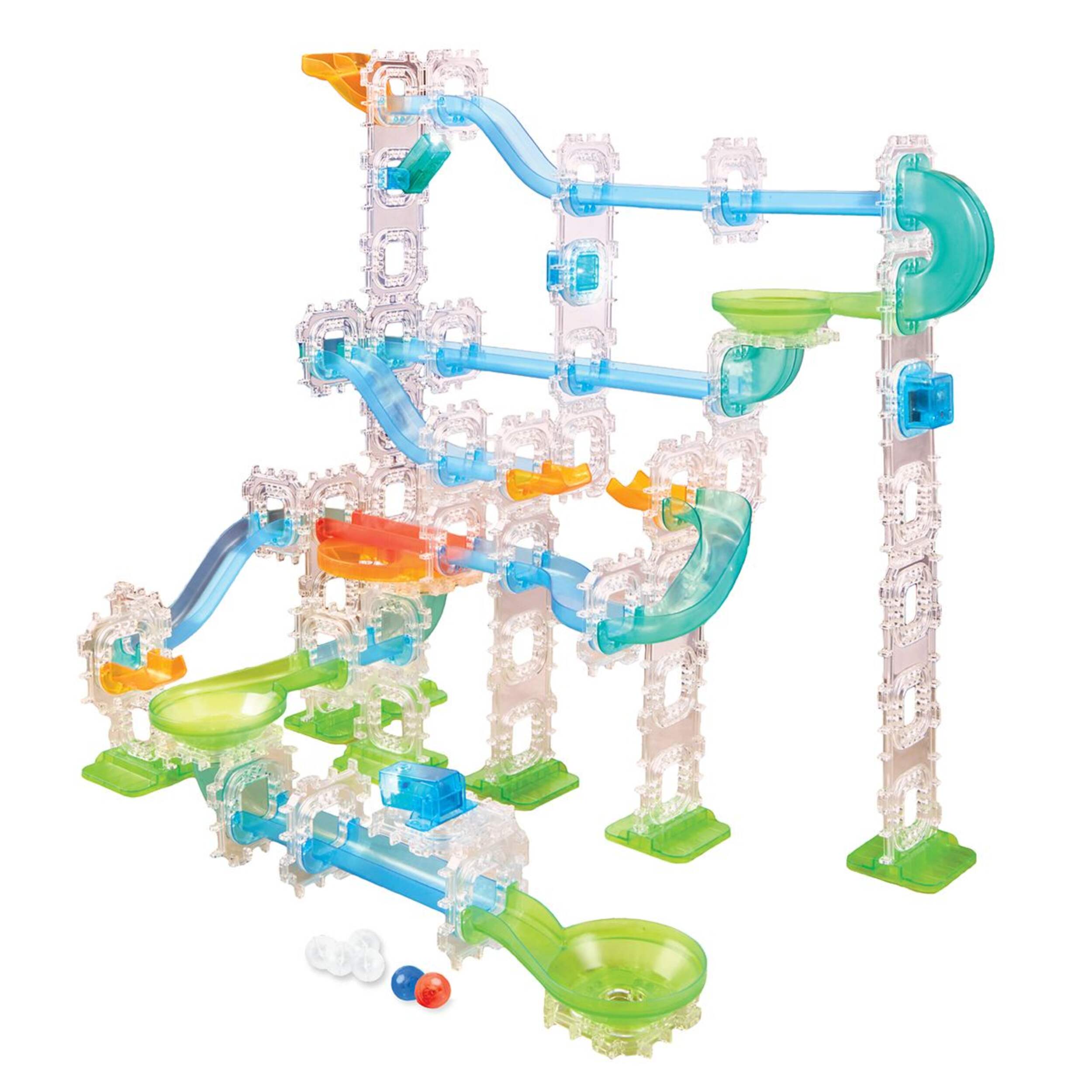 Jeu de tuiles avec lumières Discovery Tile Glow Roll Marble Run, 6 ans et plus Front_Three_Fourths_Angled_Left