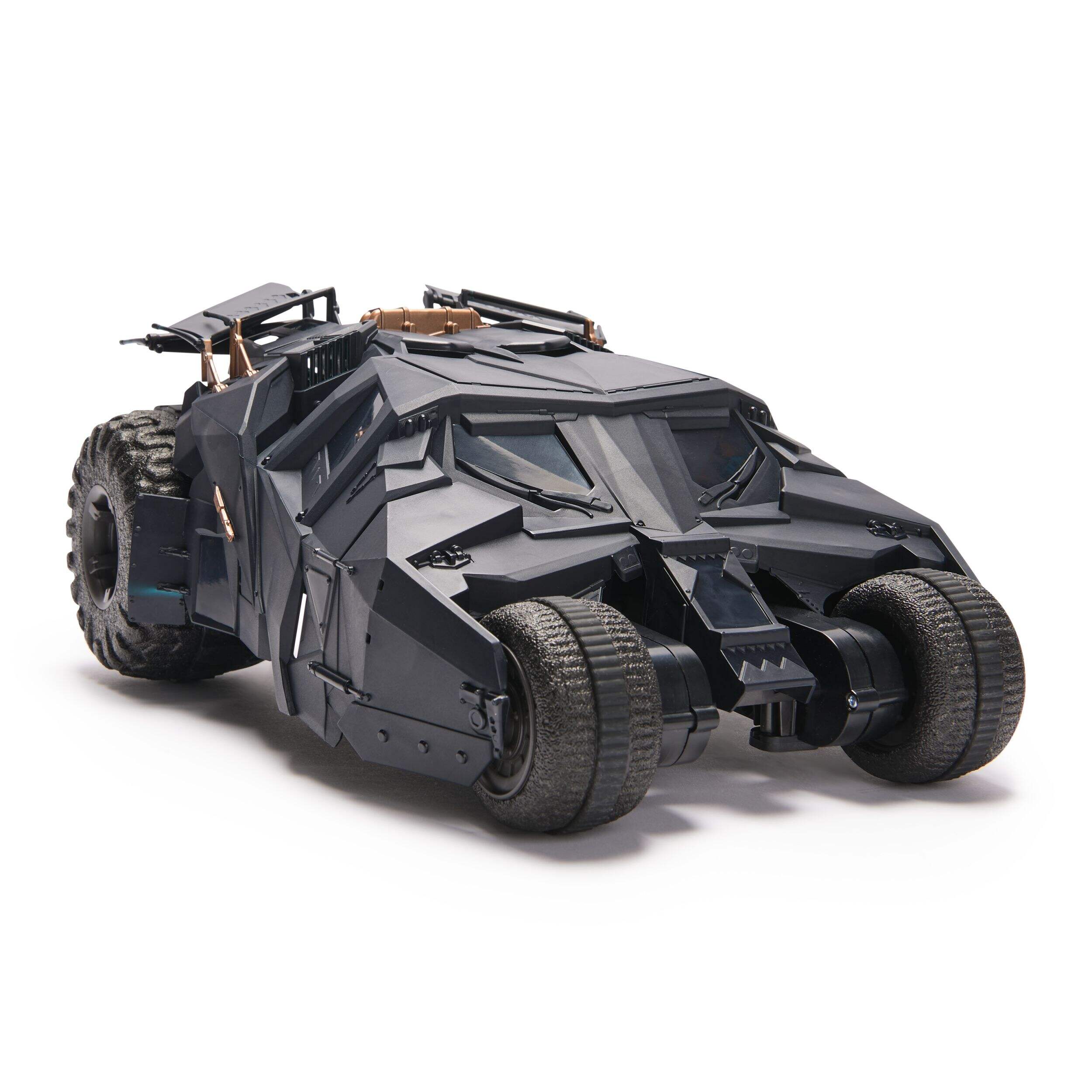 DC The Dark Knight Trilogy Remote Controlled Batmobile Tumbler, Ages 4+ Front_Three_Fourths_Angled_Right