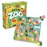 Peek-A-Boo Zoo Dice Rolling Animal Board Game, Ages 3+ Composite_or_Mixed