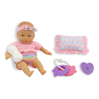 Kisses & Cuddles Baby Sleeping Set with Sounds, Ages 2+, 13-in Composite_or_Mixed
