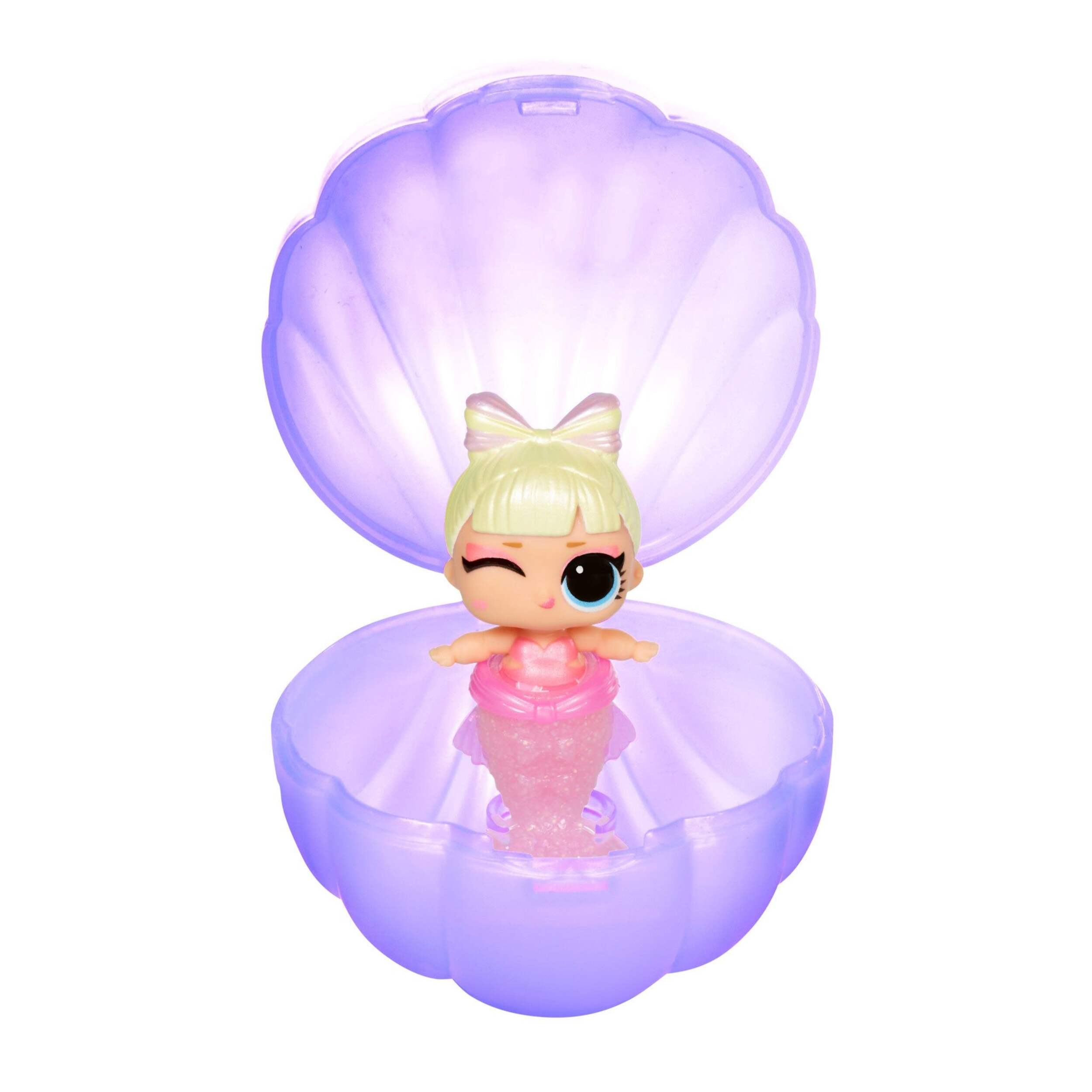 L.O.L. Poupée L.O.L. Surprise! Lil Sisters sirène avec queue qui change de couleur, assortie Front_Elevated