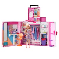 Barbie Dream Closet 2.0 Playset with Doll & 30+ Accessories, Kids Ages 3+