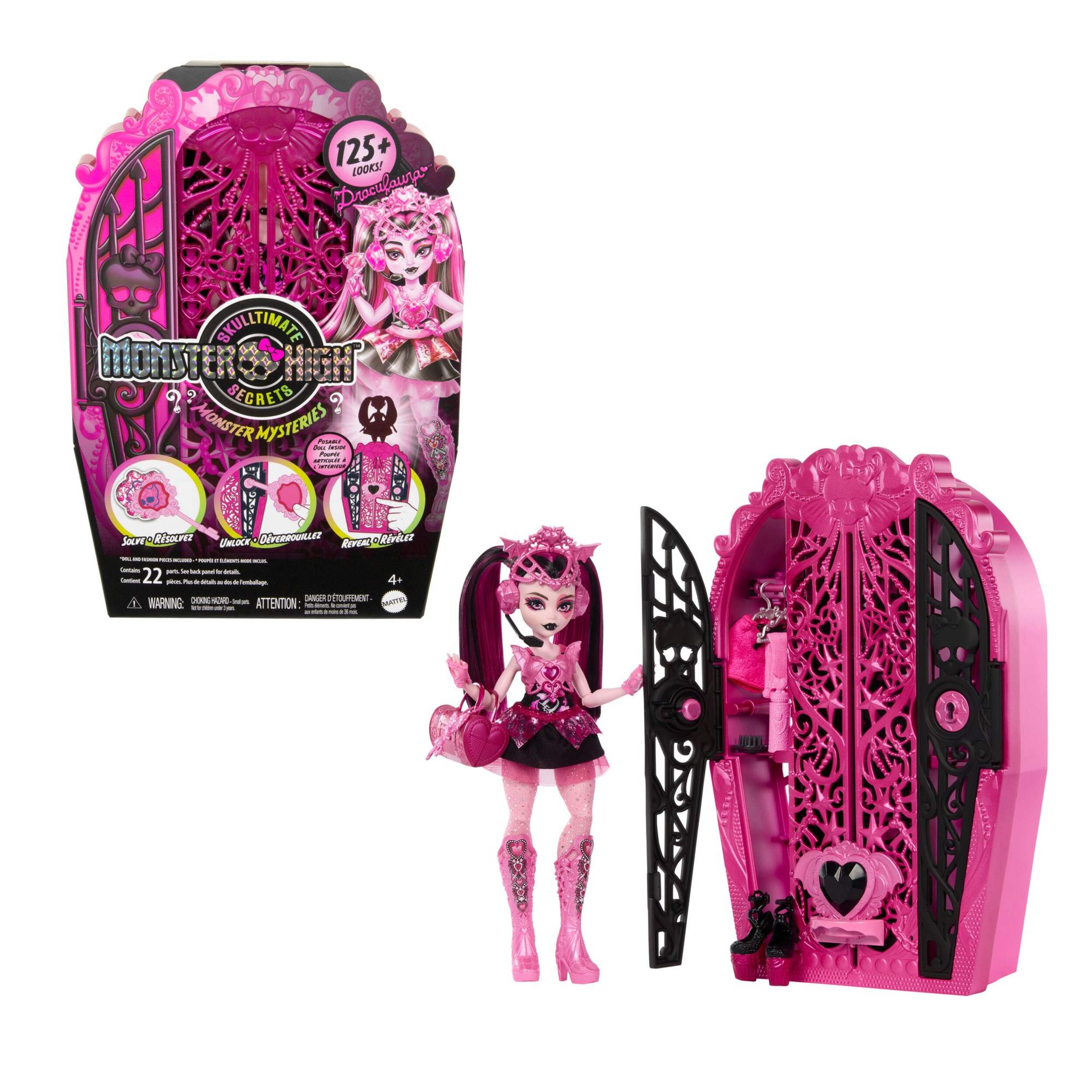 Poupées Monster High Skulltimate Secrets, série Monster Mysteries avec plus de 19 accessoires, choix varié, 4 ans et plus Composite_or_Mixed