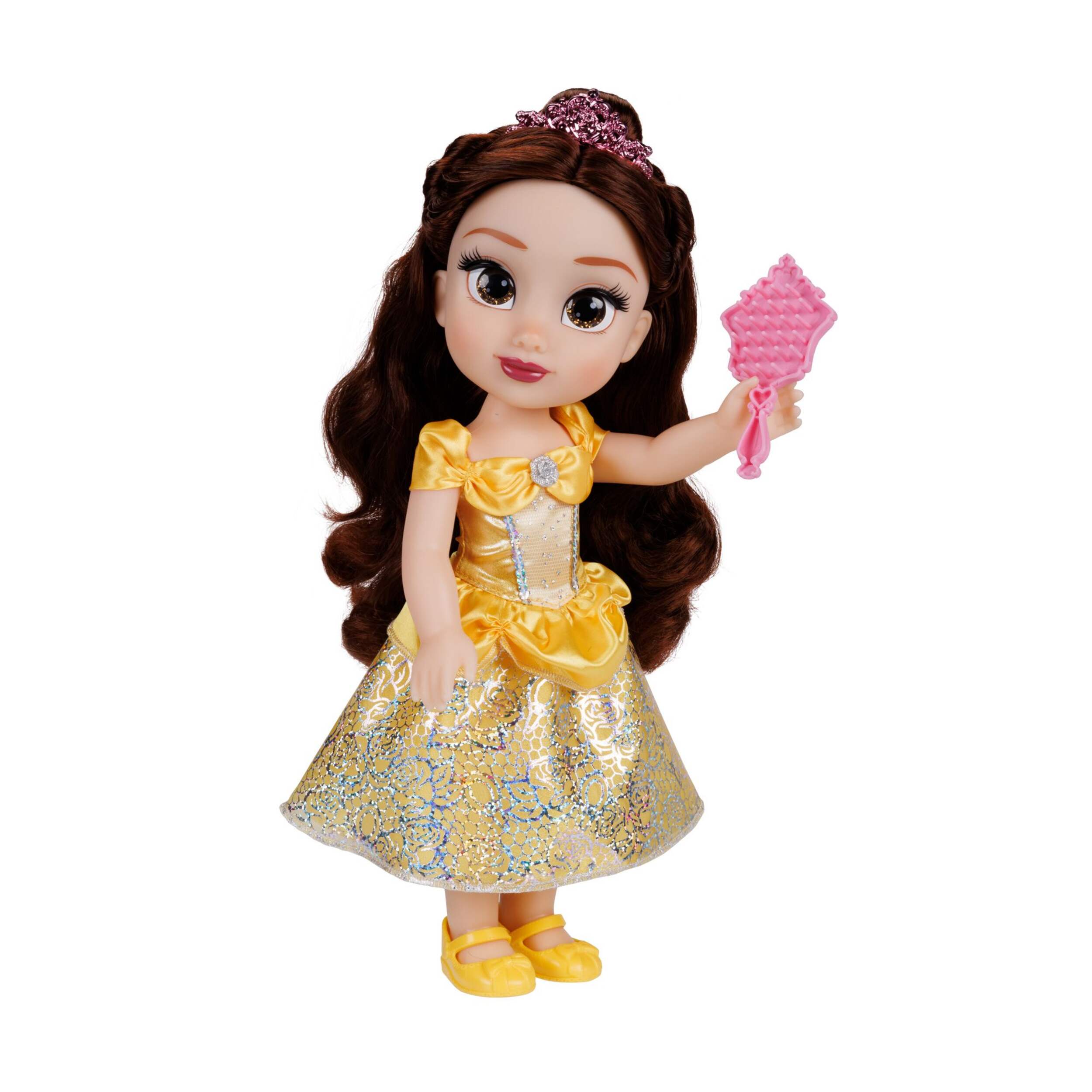 Disney Princess Large Doll Set with Accessories, Kids Ages 3+ Front_Three_Fourths_Angled_Right