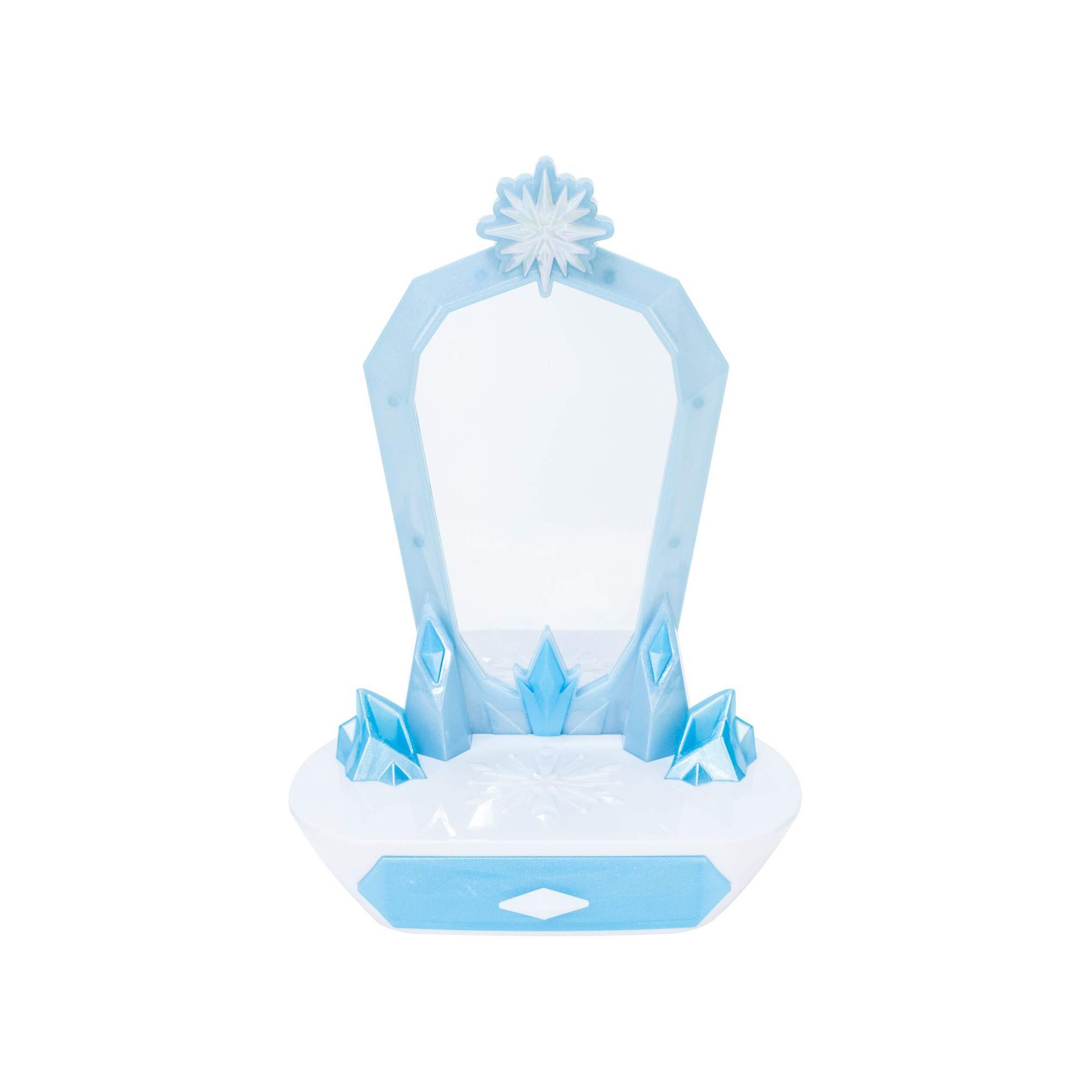 Disney Frozen Elsa's Icy Magic Vanity Tabletop Playset with Sounds & Hair Accessories, Kids Ages 3+ Front_Elevated