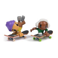 Tech Deck Acs Sk8 Crew Toy Skateboard/ Fingerboard Starter Pack with Authentic Designs, Assorted, 96-mm Front_Angled_Left