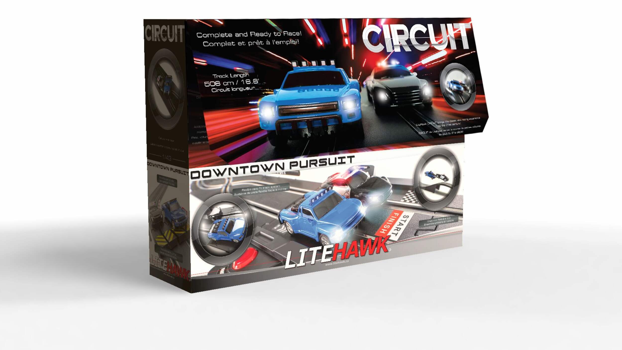 Circuit de course à fentes Litehawk, poursuite en ville Front_Angled_Right