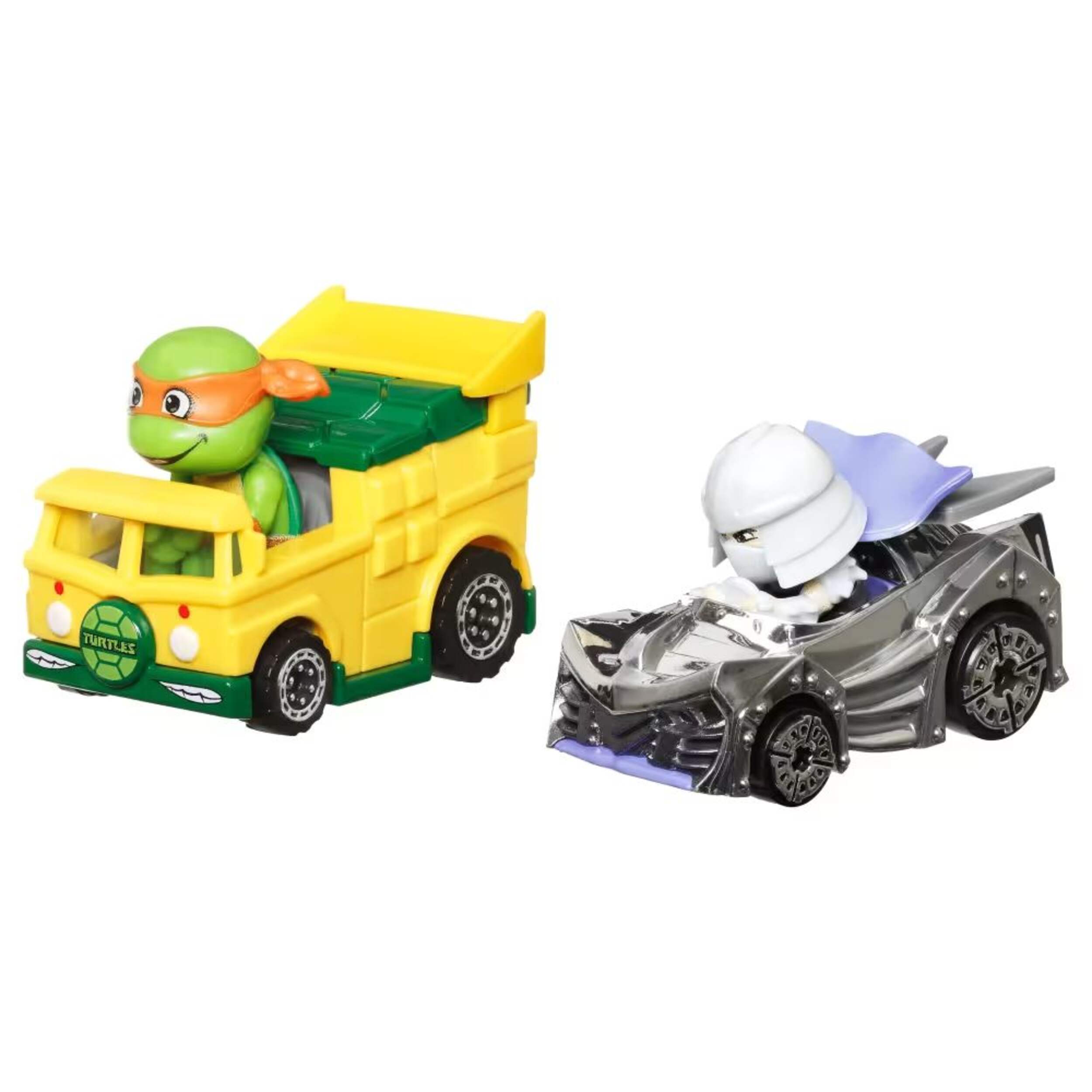 Hot Wheels RacerVerse™ DC or Marvel Die-Cast Cars, Assorted, 2-pk, Ages 3+ Front_Angled_Left