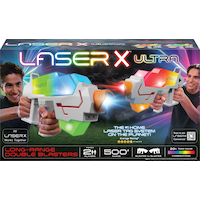 Ensemble de deux fusils à longue portée Laser X Ultra, portée de 500 pi Front_Elevated