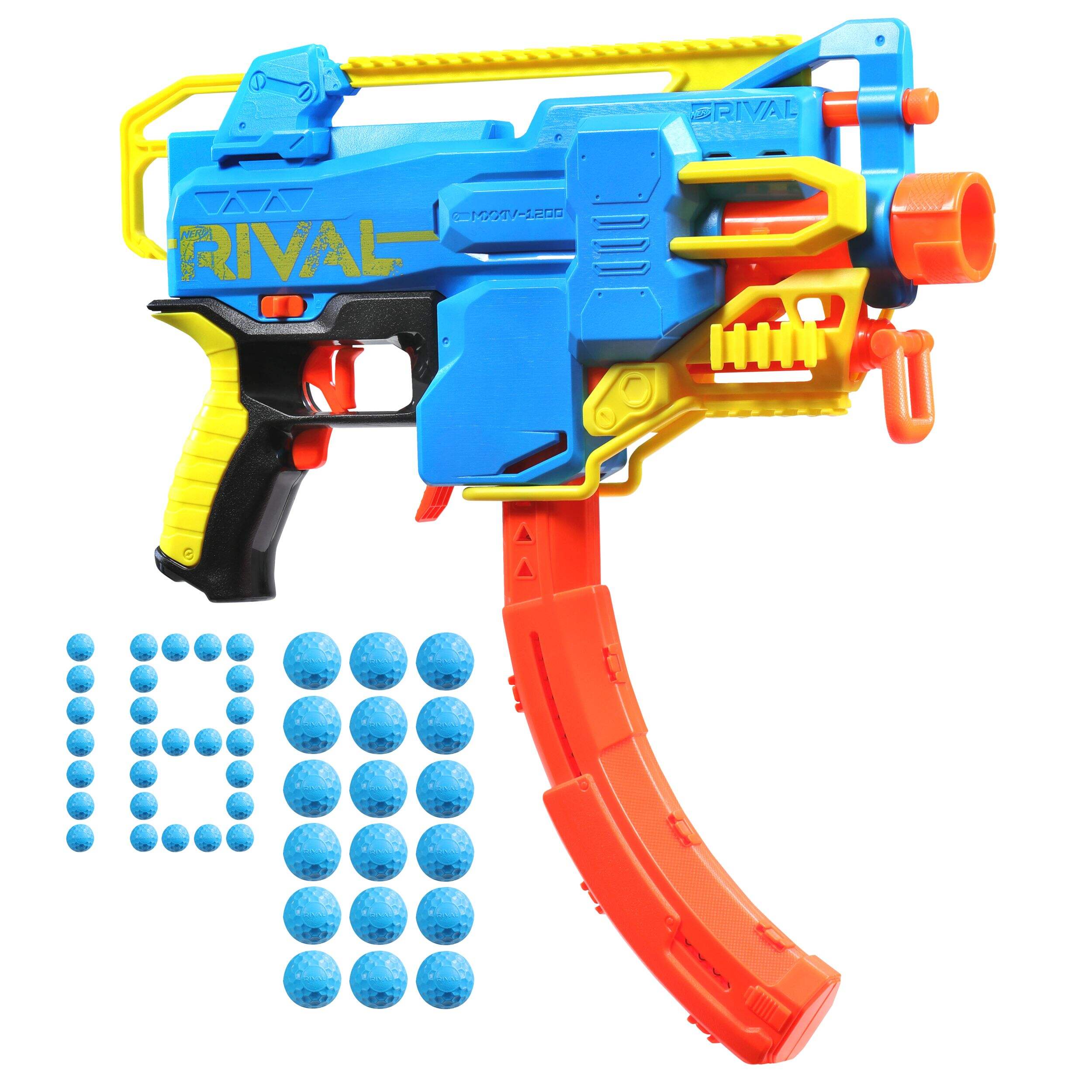 NERF Rival Challenger MXXIV-1200 Motorized Dart Blaster, Includes 18 Darts, Ages 14+ Composite_or_Mixed