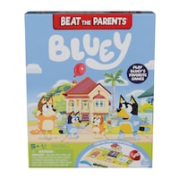 Beat the Parent Bluey Edition Family Board Game, Kids' and Adults' Trivia Game for 2-6 Players, English, Ages 5+ Front_Elevated