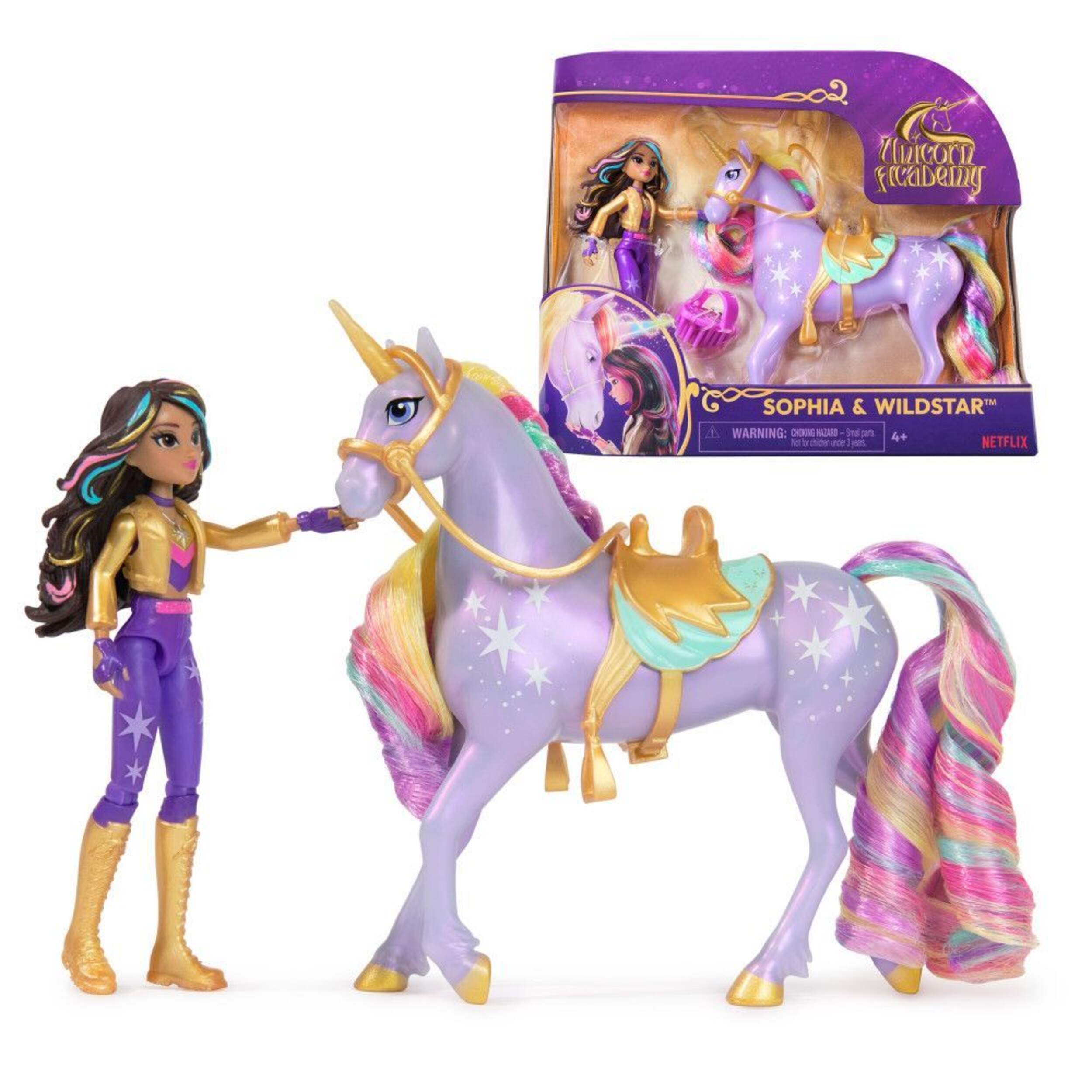 Unicorn Academy Posable Doll & Unicorn Toy Assortment, Ages 4+ Composite_or_Mixed