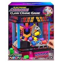 GAME Hyper Neon Series Electronic Arcade Claw Crane, Ages 6+ Front_Elevated