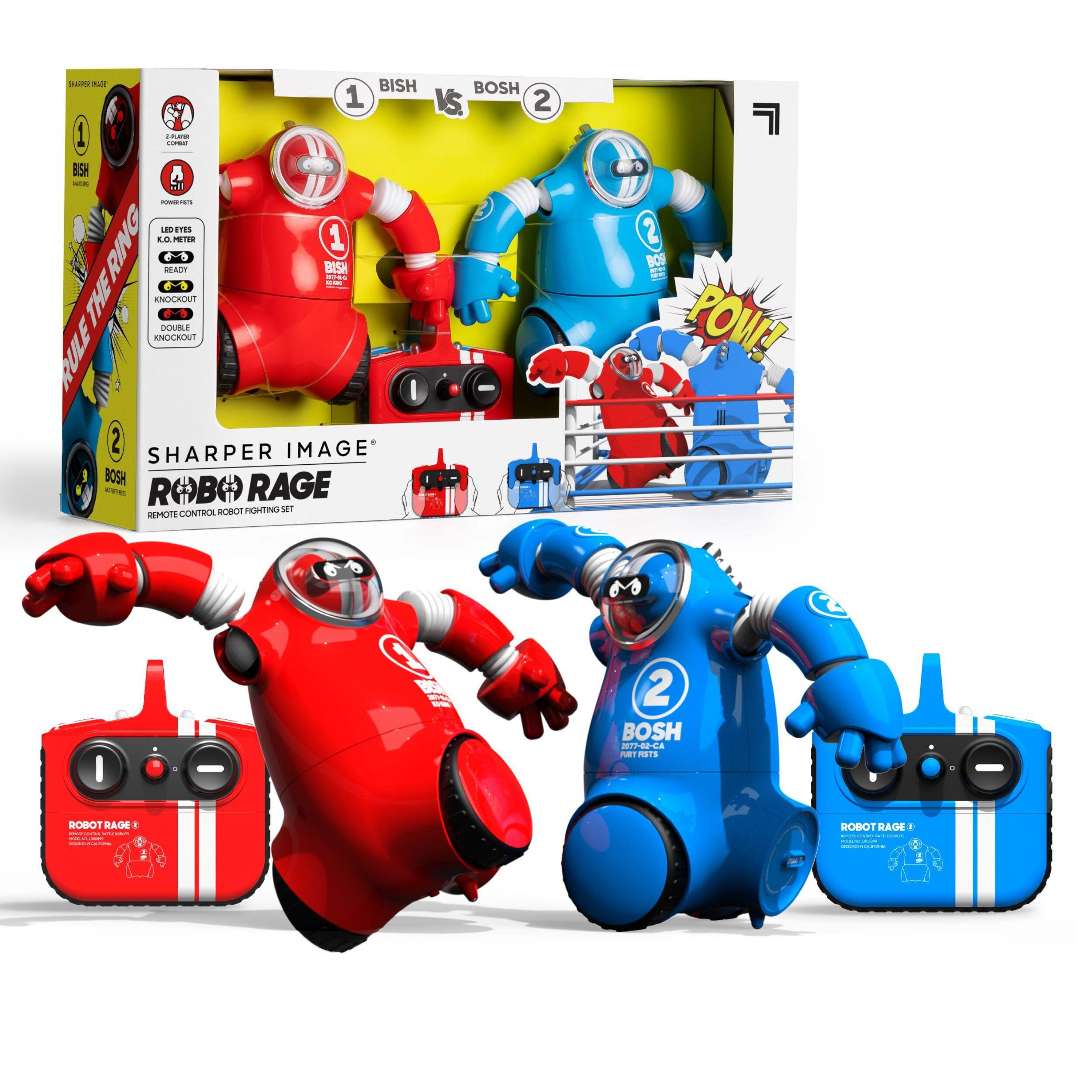 Sharper Image Robo Rage Remote Control Robot Fighting Set for Ages 6+ Composite_or_Mixed