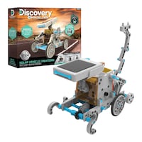 Discovery #Mindblown STEM Solar Vehicle Construction Set, Educational Toy, 197-pc, Ages 8+ Composite_or_Mixed
