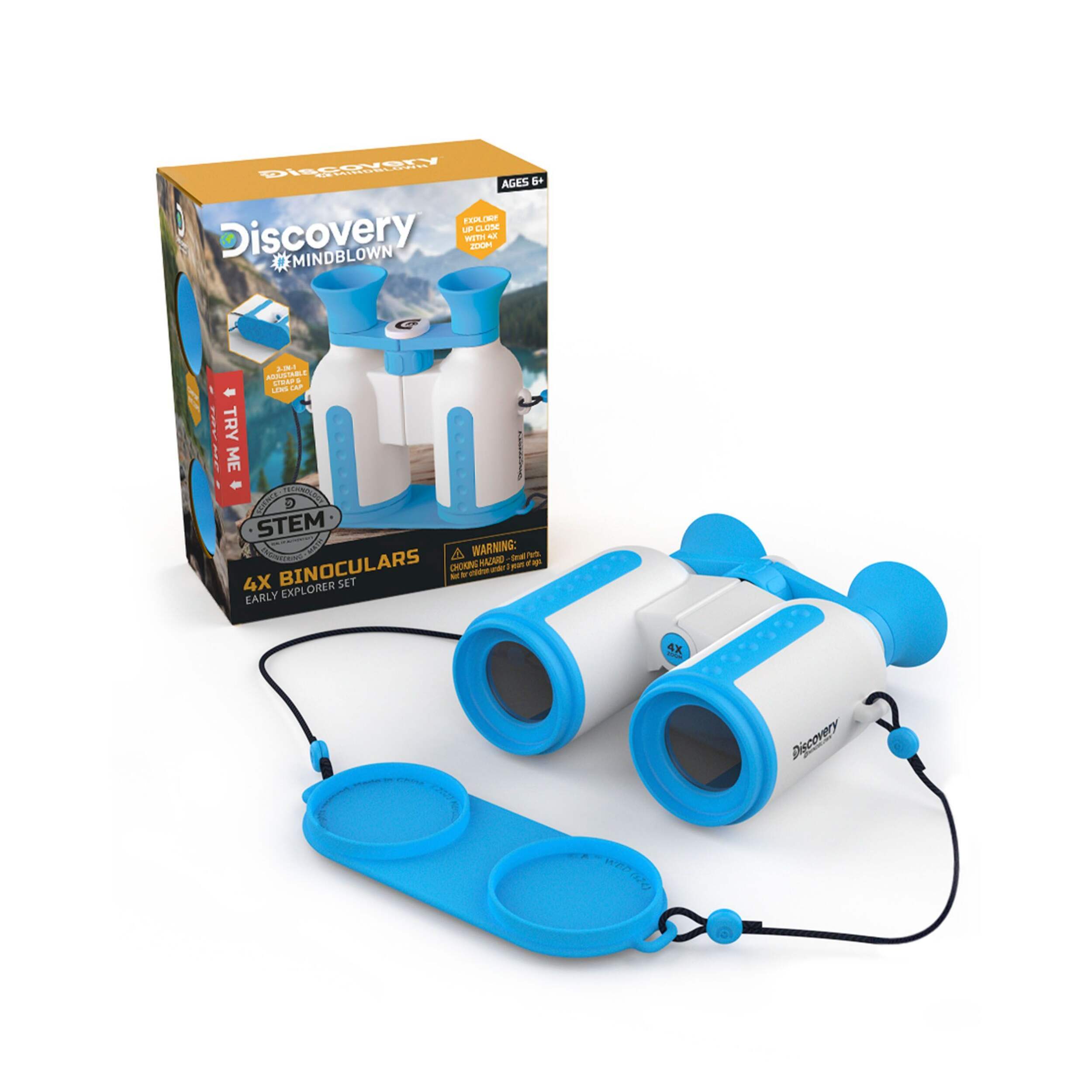 Discovery Kids 4X Binoculars Early Explorers Set for Ages 8+ Composite_or_Mixed
