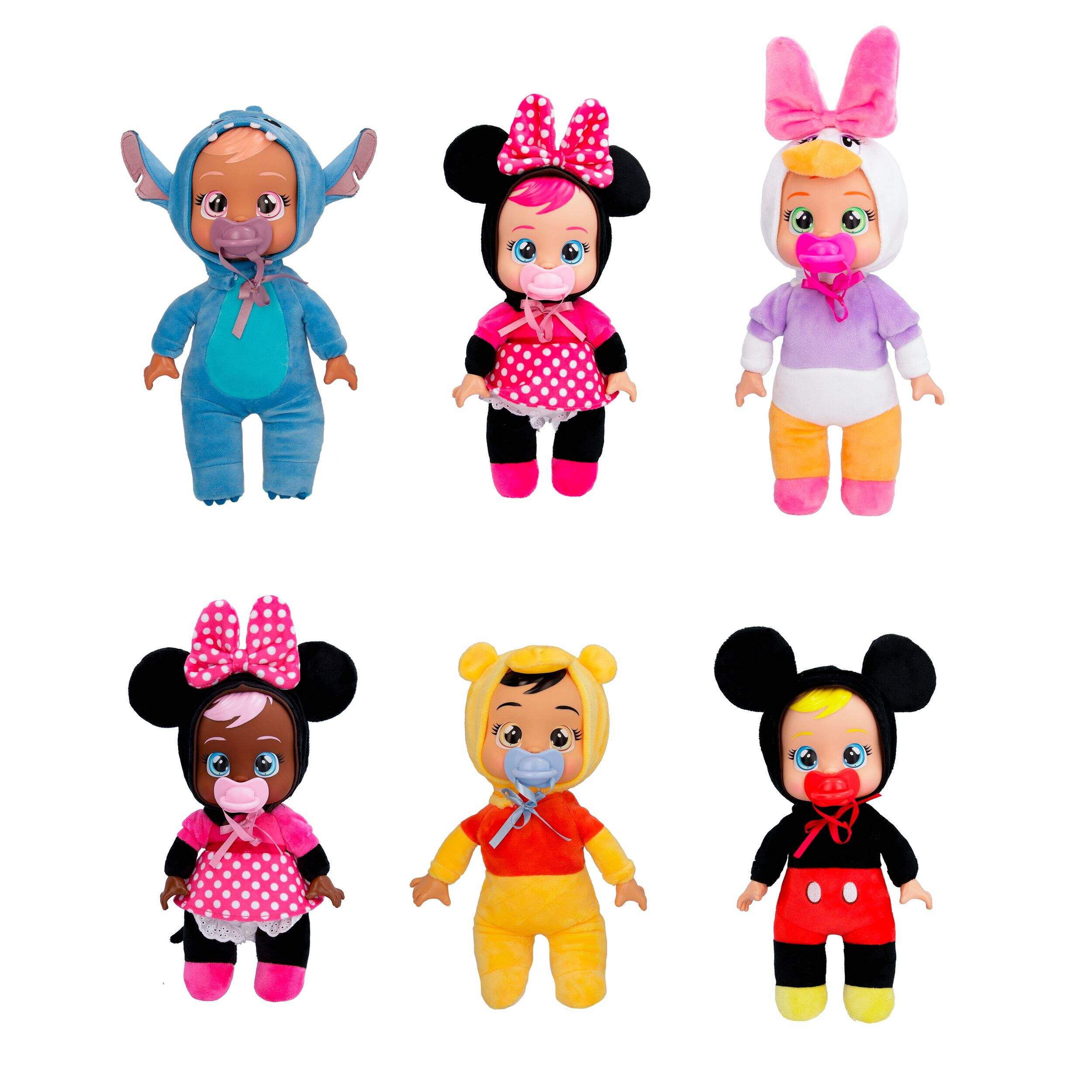 Poupées de personnages de Disney Cry Babies Tiny Cuddles, 18 mois et plus, choix varié Front_Flat