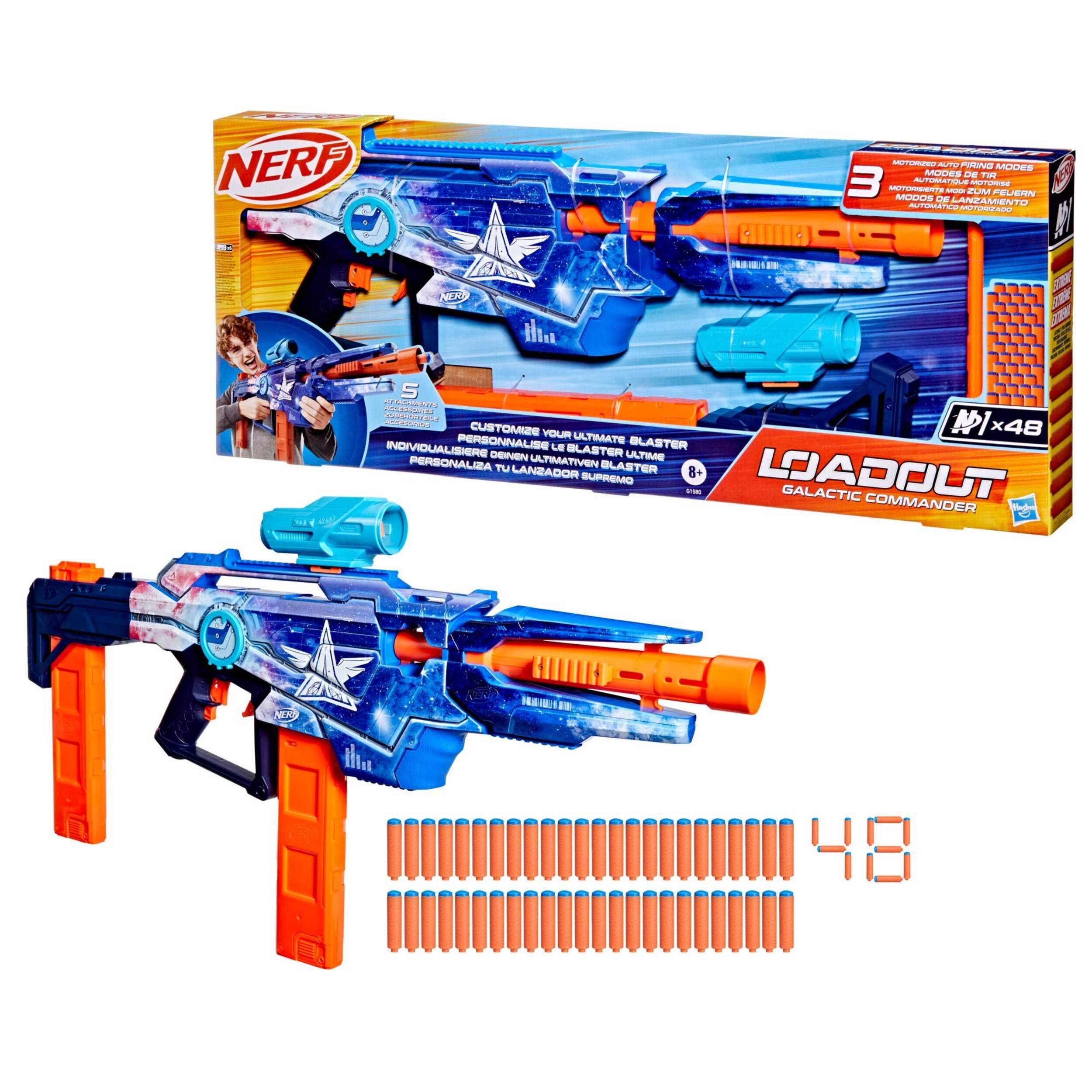 NERF Battlefield Commander Motorized Blaster Composite_or_Mixed