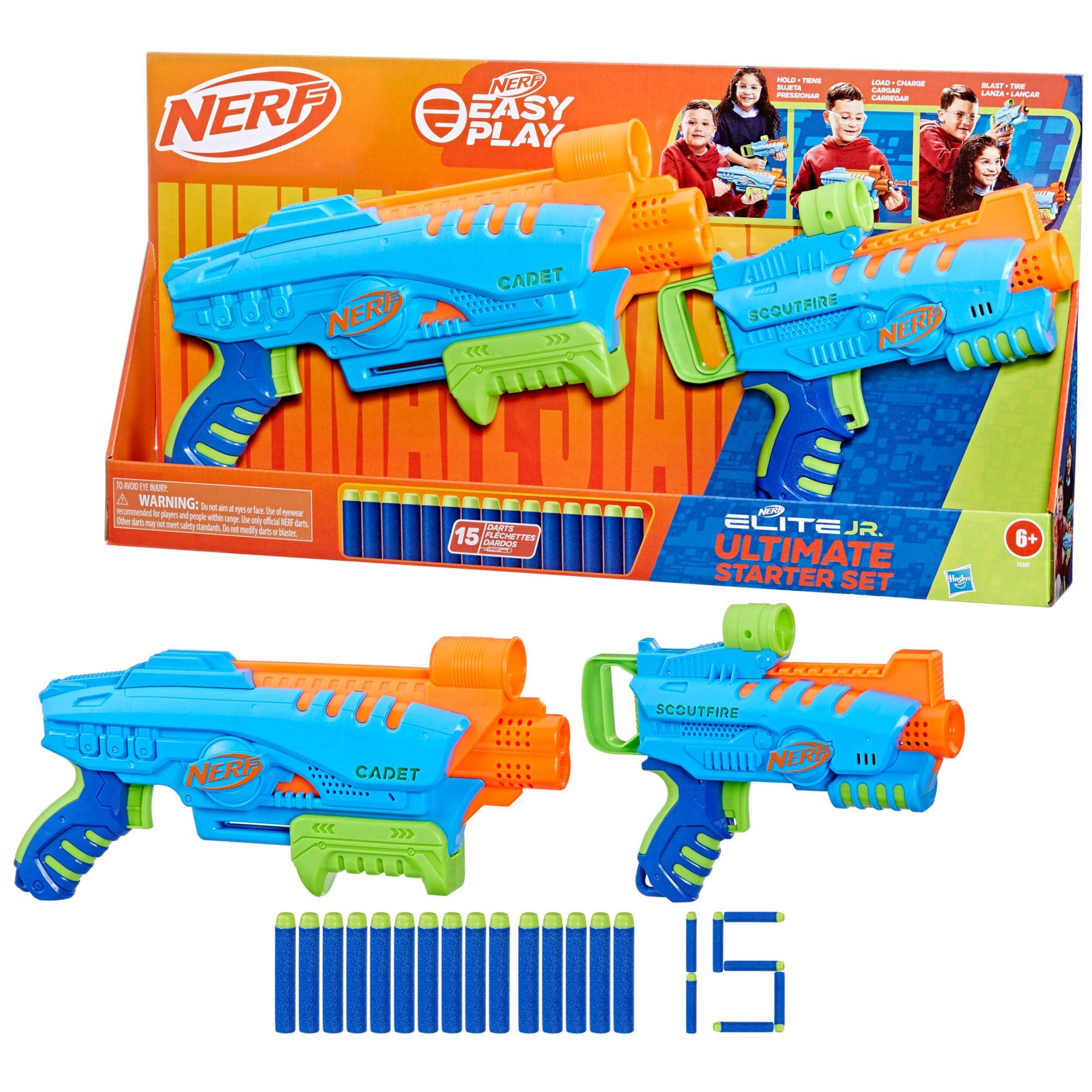 NERF Elite Ultimate Front-Loading Starter Set, Junior Composite_or_Mixed