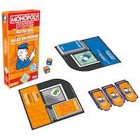 Hasbro Games Monopoly Go To Jail Expansion Pack for Family & Game Nights, Ages 8+, Classic Monopoly Game Required to Play Composite_or_Mixed