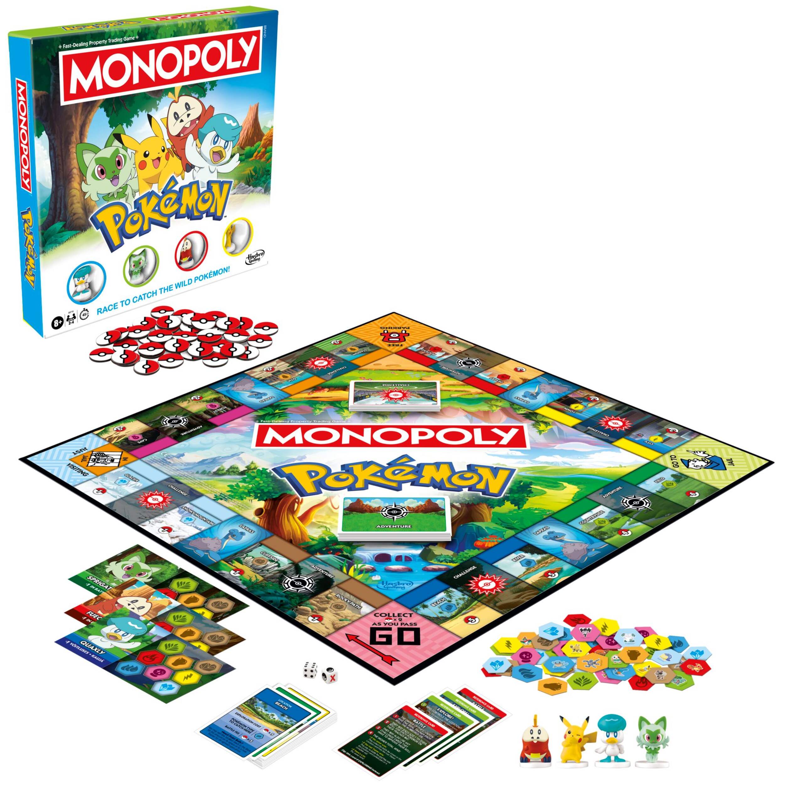 Hasbro Monopoly Classic Board Game: Pokemon Edition Composite_or_Mixed
