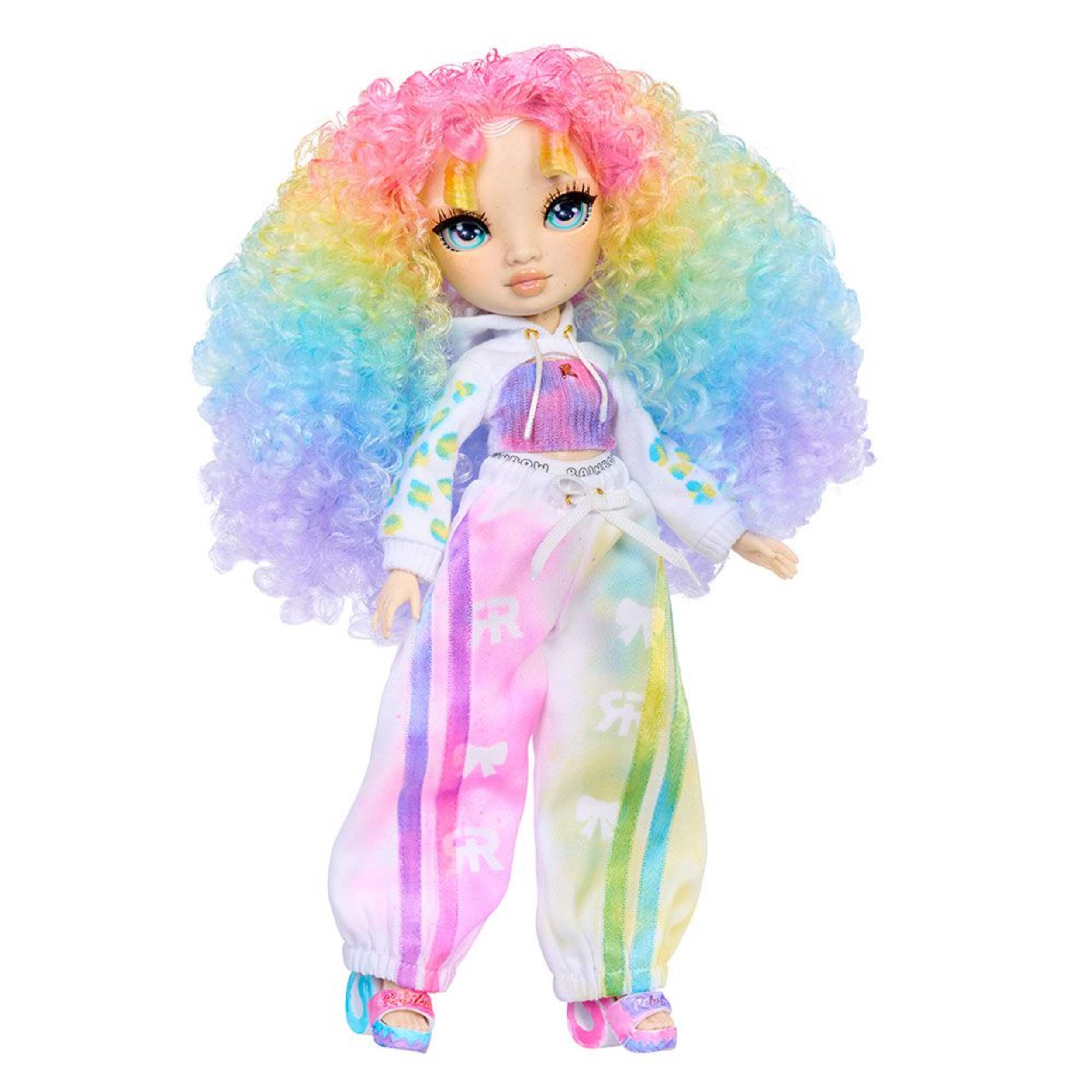 L.O.L. Rainbow High Colour & Create Evergreen DIY Fashion Doll Set with Multi-Colour Markers, Assorted Figures Front_Flat
