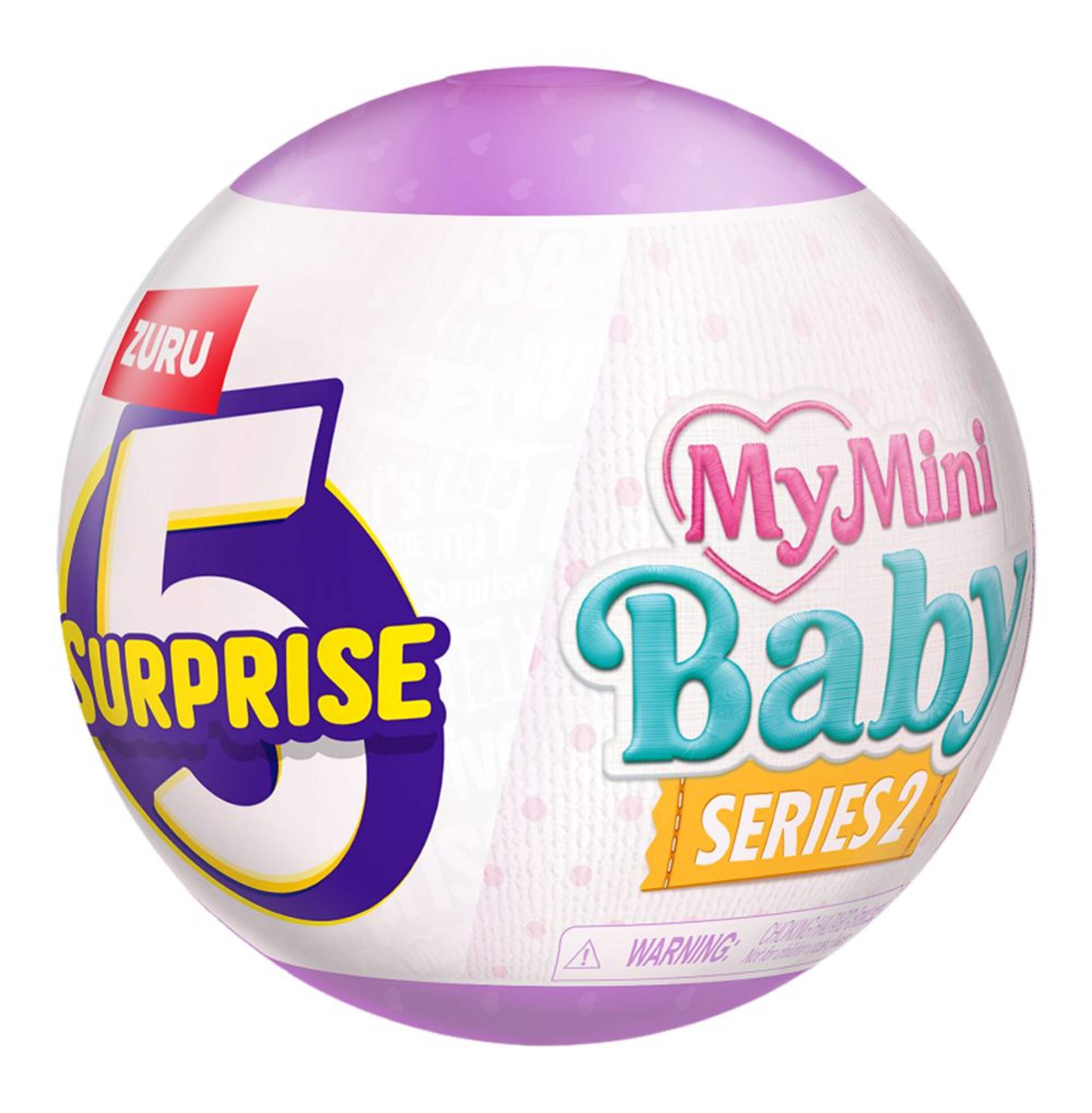 Zuru My Mini Baby Series 2 Mystery Playset Capsule with 5 Surprises, Ages 3+, Assorted Front_Angled_Right