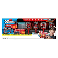 X-Shot Blaster Two Pack with Target Front_Flat