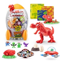 Capsule mystère vaisseau spatial Dino vs Extraterrestre Zuru Smashers avec plus de 25 surprises, jouet certifié STIM, 3 ans et plus, choix varié