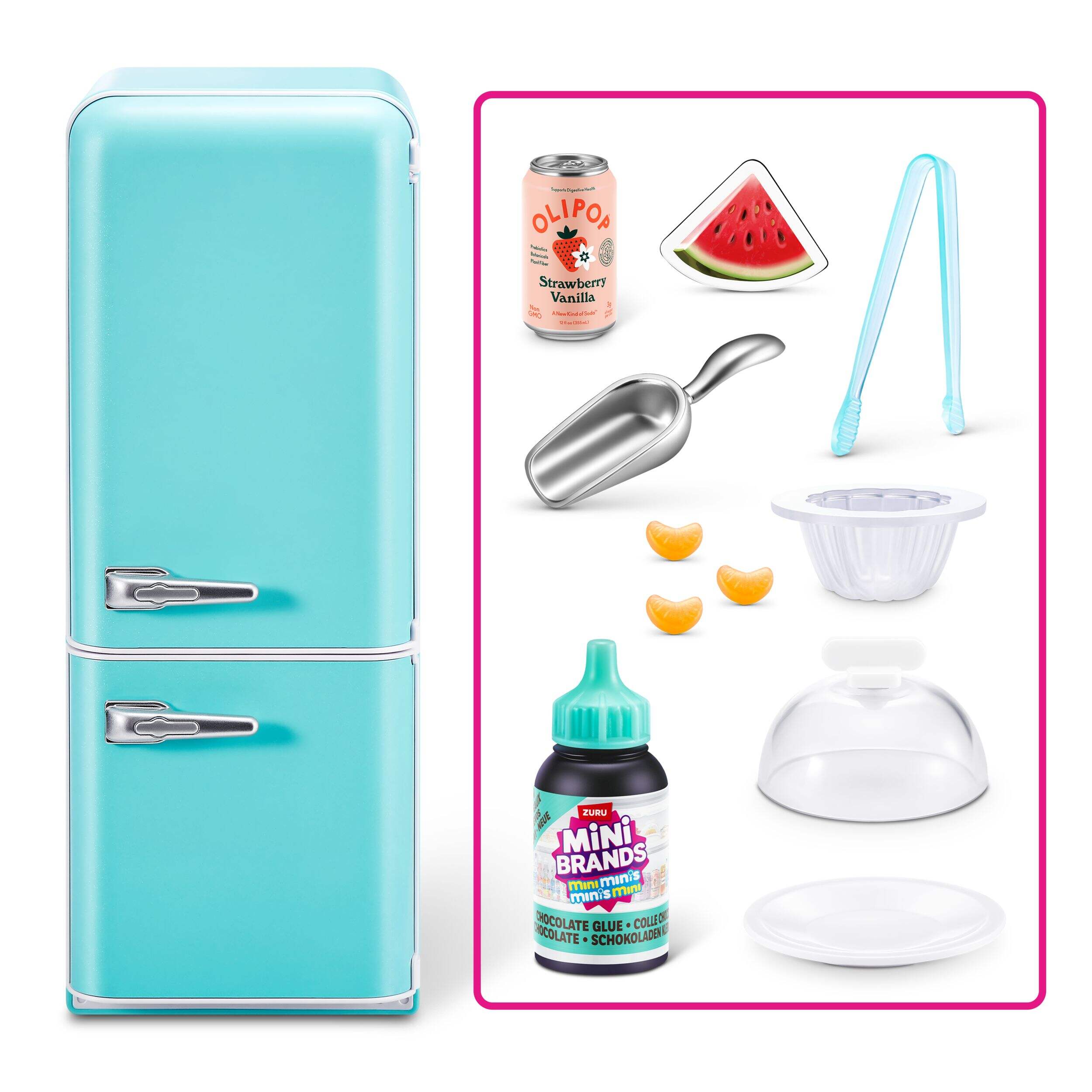 Zuru Mini Brands Fill The Fridge Surprise Playset Capsule, Ages 8+, Assorted Composite_or_Mixed