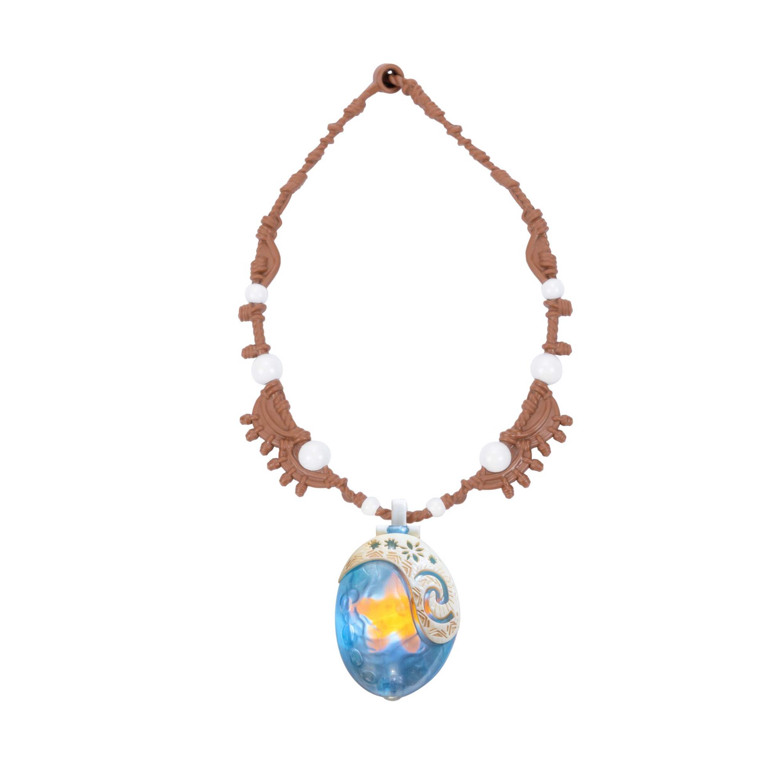 Disney Moana 2 Sea Shell Light Up LED Necklace for Ages 3+ Front_Flat