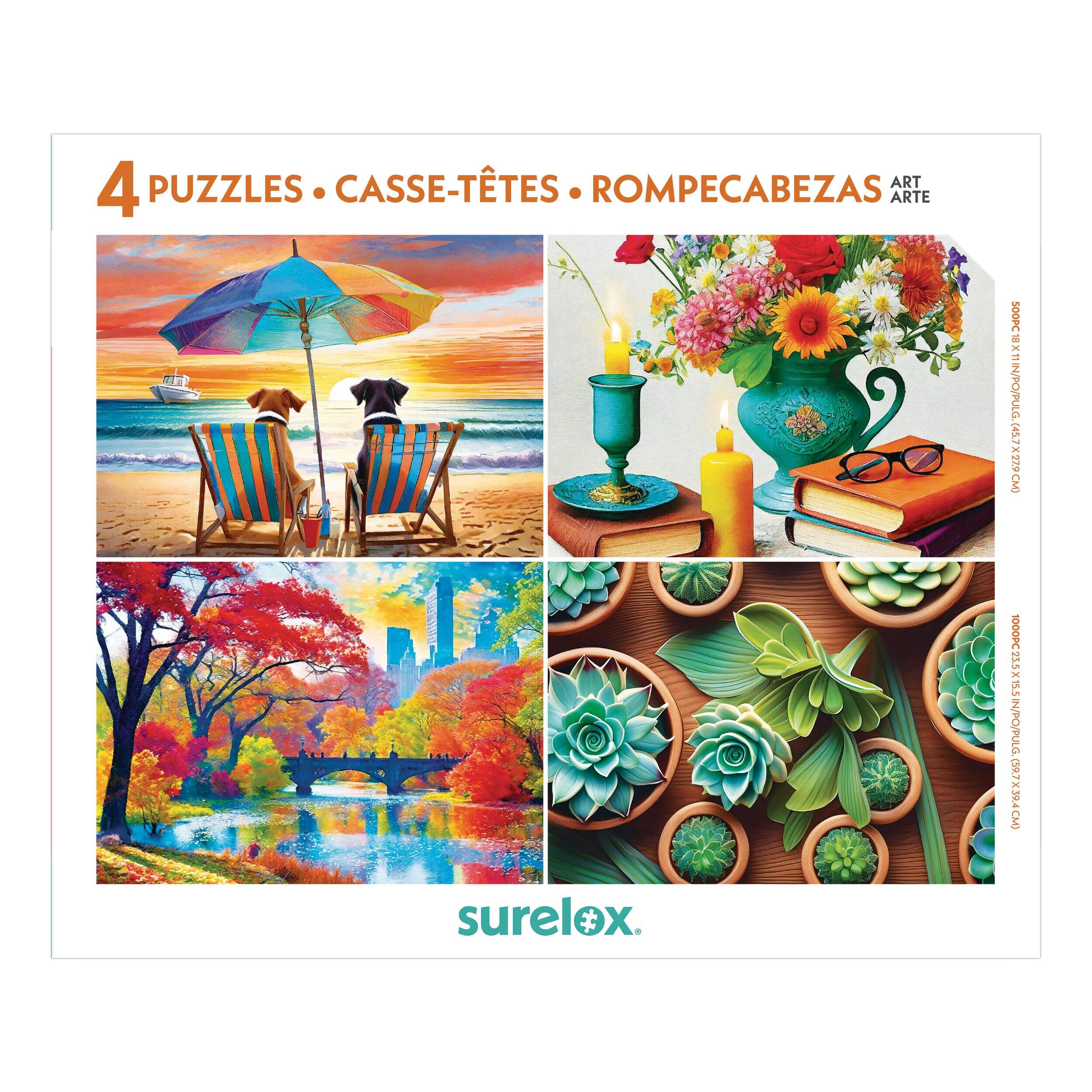 TCG 4 Pack Puzzle Set Front_Flat