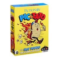 Mattel Pictionary Pic-Tato Hot Potato Game, Plays Music, Family Game for Game Nights, Ages 8+ Front_Three_Fourths_Angled_Right