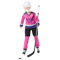 Poupée Barbie de hockey LPHF TH, cheveux blonds Front_Angled_Left