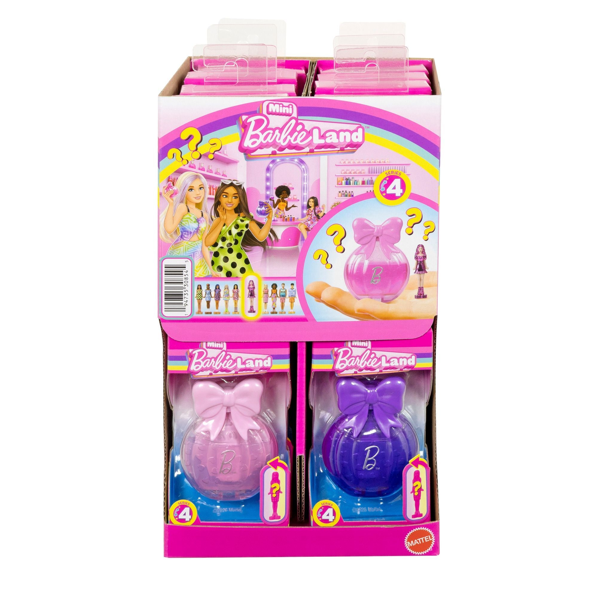 Barbie Mini BarbieLand Fashionista Dolls Series 3 Dolls with Surprise Blush Reveal, Pretend Play for Kids, Assorted, Ages 4+