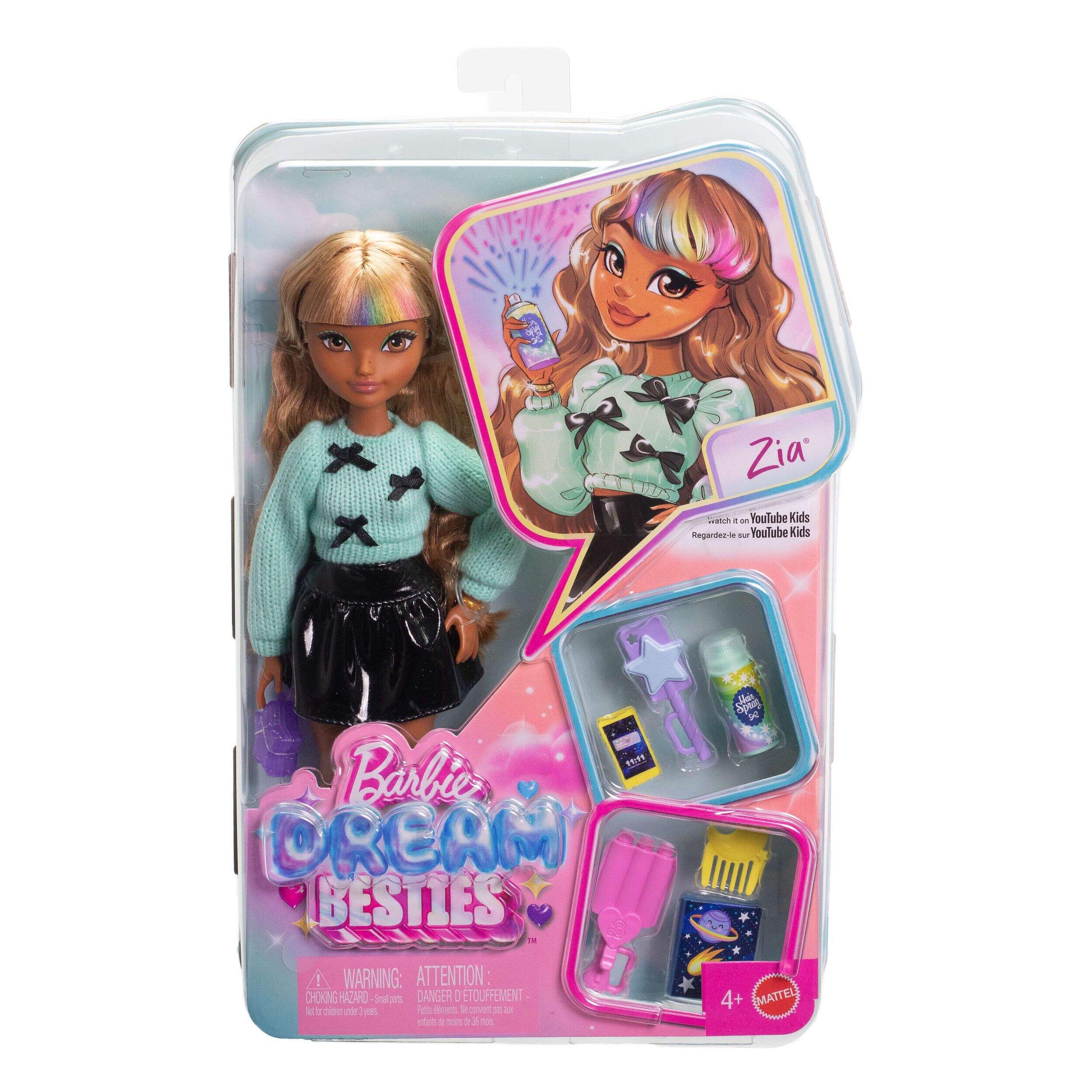 Barbie Dream Besties Zia Doll with Accessories Front_Flat