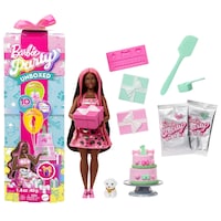 Barbie Party Unboxed™ Fashion Doll with Accessories, 10 Surprises, Ages 3+, Assorted Composite_or_Mixed