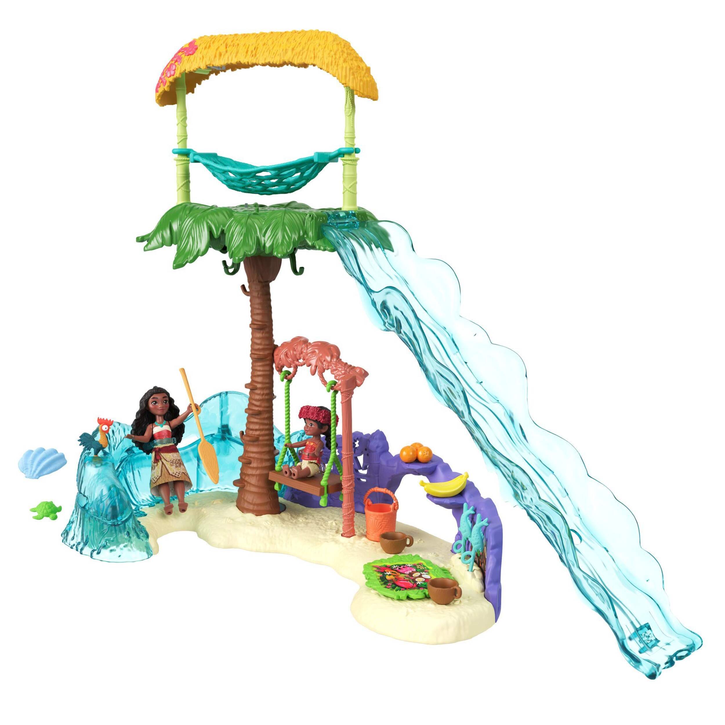 Disney Princess Moana's Island 5-Area Adventure Playset for Ages 4+ Composite_or_Mixed