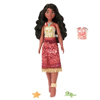 Disney Princess Moana 2 Swimming Tautai Moana Fashion Doll, Ages 4+ Front_Flat