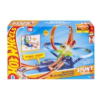 Hot Wheels Mid-Air Multi-Crash Toy Vehicle Track Set, Ages 5+ Front_Elevated