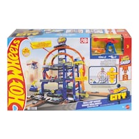 Hot Wheels City Mega Garage Toy Vehicle Playset, Ages 3+