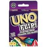Mattel UNO Flip Card Game, Double Sided Card Game for Family & Game Nights, 2-10 Players, Ages 7+ Front_Elevated