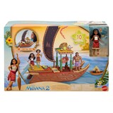 Le canot d'aventure de Moana Disney Princess, bateau surprise à révéler, jouet transformable, 4 ans et plus Front_Elevated