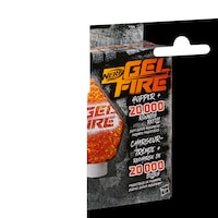 Nerf Gelfire Orange Hopper, 20K Refill Front_Flat